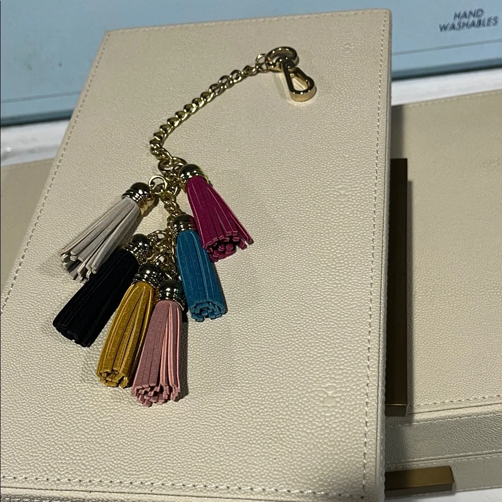 Keychain purse chain purse charm Multicolor Tassel Keychain